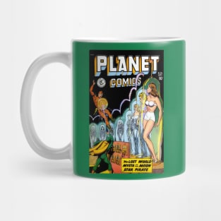 Woman Making Machine Comic Cover Mug